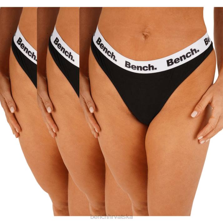 odjeća Bench žene shanice 3 pack tange 8F82145 crno